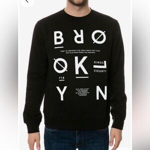 Brooklyn Crewneck Sweatshirt Graphic Design by BLVK is the new Black